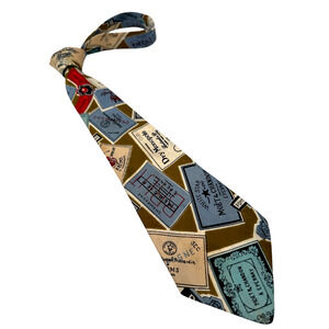 Vintage 1950s Tie Men's Neck Ties Swing Neckties 1940s Wide Silk 56X3.2"